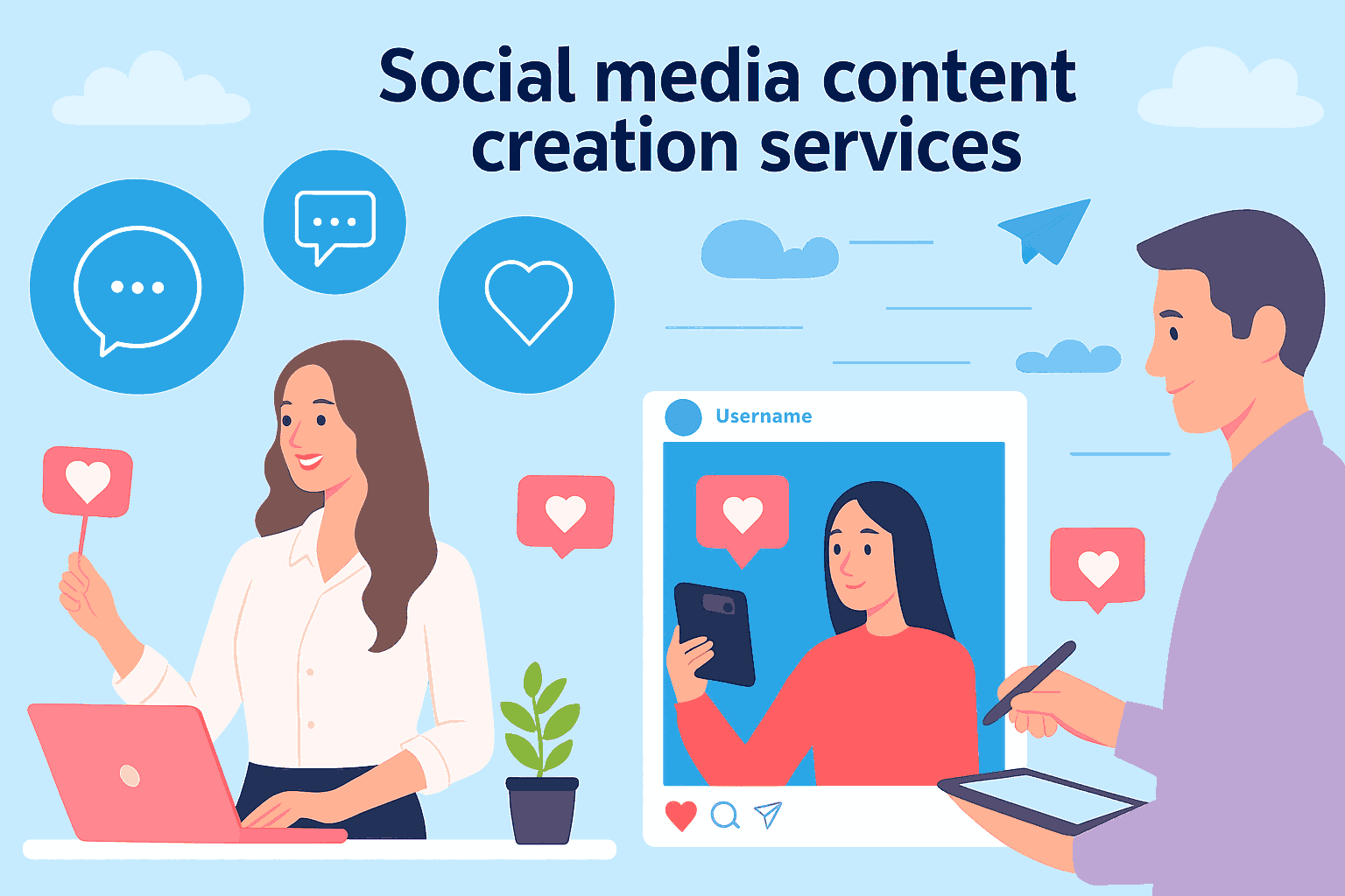 Social Media Content Creation Services
